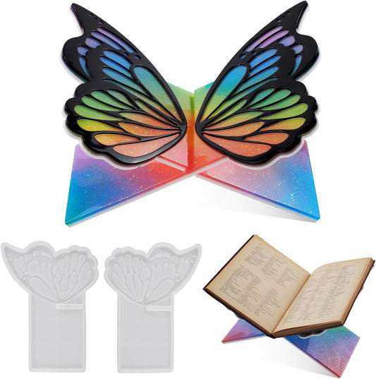 BUTTERFLY BOOK STAND MOULD SET OF 2PC