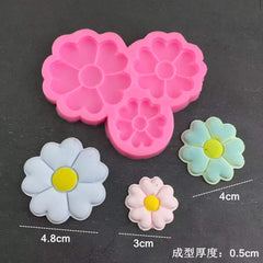 3 CAVITY 3D FLOWER MOLD/MOULD 3 IN 1