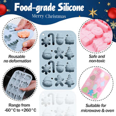LM1208 14 CAVITY CHRISTMAS MOULD PACK OF 1 PC