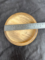 6" ROUND WOODEN BOWL FOR CANDLE MAKING