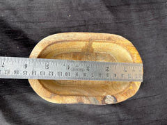 WOODEN  BOAT  BOWL  FOR CANDLE MAKING