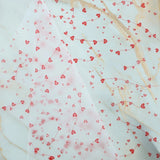 Heart Line Bouquet Paper – Waterproof Floral Gift Wrapping for Bouquets & Hampers