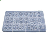 MULTI PENDENT RESIN ART MOULD /58 CAVITY JEWELLERY AND KEY RING MOULD