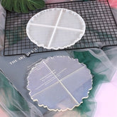 4pc pizza coaster silicon mould