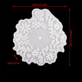 Floral Clock Resin Mould premium quality (12")