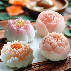 3D Blooming Lotus Flower Candle Handmade Mould HM0059