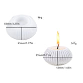 Striped Candle Holder Mould sm1082