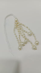 WHITE  BEADS BIG   LATKAN  FOR RAKHI AND DECORATION