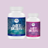 Pro Resin Art Kit – DIY Crafting Set with 300g Resin, Moulds, Pigments, Glitter & More