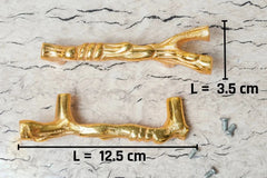 TREE TRUNK METAL TRAY HANDLE