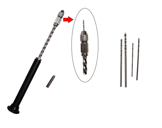 Hand Drill Machine for Resin Jwellery PCB Drilling and DIY Application, Hand Operated Drill Machine Along with 4 Needles in box