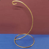 C TYPE METAL STAND 9" (Golden, 9x5 inches)