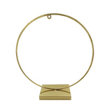 Metal Round Stand for Clock Hanging Resin and Frame, Tea Light Candle Holder, Christmas Lighting Small Home Decoration -