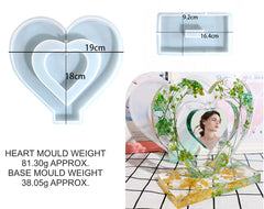 CENTER HEART PHOTO FRAME MOULD