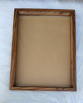 RECTANGLE TEAK WOOD FRAME 14x18''