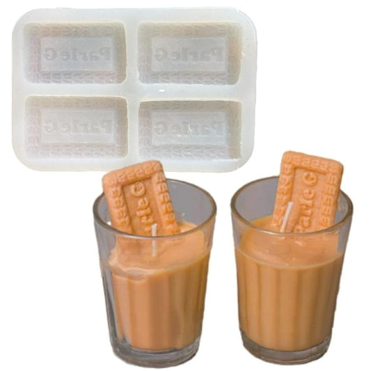PARLE - G BISCUIT CANDLE MOLD 4 CAVITY