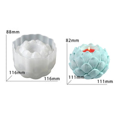 Jubepk Flower Tealight Holder Mould SM0840