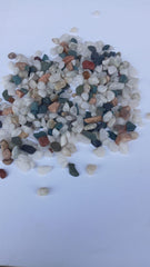 NATURL PEBUELS / OCEAN MIX STONE FOR RESIN OCEAN THEME