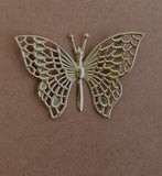 METAL GOLD BUTTERFLY PACK OF 10PC