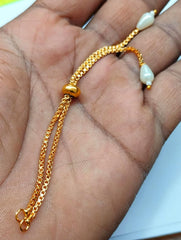 SLIDER BRACELET CHAIN GOLD/ SILVER