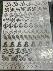 METAL SHEET MIX A4 SIZE (1" PER SIZE LOGO )