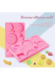 FRUIT SILICON PINK MOULD /MOLD (HBR203