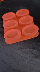 3D BORDER OVAL PAPER WEIGHT WEIGHT MOLD