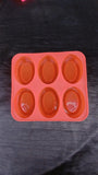 3D BORDER OVAL PAPER WEIGHT WEIGHT MOLD