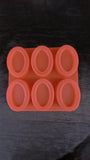 3D BORDER OVAL PAPER WEIGHT WEIGHT MOLD