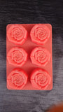 3D DEEP ROSE MOLD 2.5X1" INCH