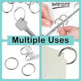 DAIRY RING AND KEY RING SILVER 19MM/25MM/32MM