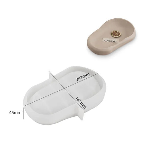 SM1282 Oval Shaped Trinket Trays Mould
