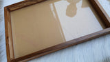 RECTANGLE TEAK WOOD FRAME 12x16''