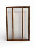 TEAK WOOD FRAME WITH ACRYLIC BASE 18X24" INCH