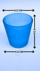 small BLUE CANDLE JAR