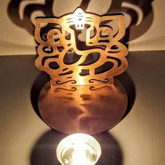 MDF GANESHA SHADOW T-LIGHT HOLDER