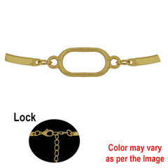 1Pc Oval Bracelet Bezels bracelet and rakhi  (bz267