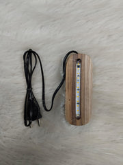 TEAK WOOD LED STAND DIRECT PLUG AND PLAY = 4" /6" /8" /10"/14"