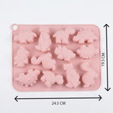 SM1486 12 Cavity Dinosaur Mould for DIY