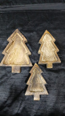 WOODEN TREE BOWL FOR CANDLE MAKING