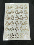 A5 1.5" Ganesha Embossed Sticker Sheet