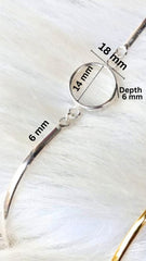 READY SMALL ROUND BRACELET BAZEL