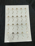 A5 Ganesha Embossed Sticker