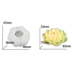 3D Lotus Flower Handmade Mould hm0041