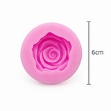 Spiral Layered rose 3d Flower mould Hbr3887