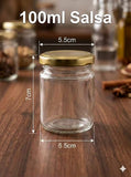 100ML SALSA CANDLE JAR PACK OF 6PC