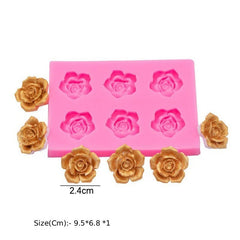 HM0127 6 CAVITY 3D FLOWER