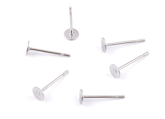 Golden & SILVER Jewellery Making Metal Head Pin-