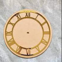 Acrylic Golden Acrylic Roman Numbers for Clock for Resin Digits for Clock Making in Resin Art, MDF Craft, Decoupage Craft, DIY Craft