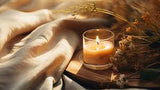 1" INCH WHITE COATED CANDLE WICK